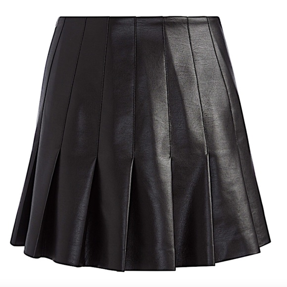 CARTER PLEATED VEGAN LEATHER MINI - Picture 9 of 13